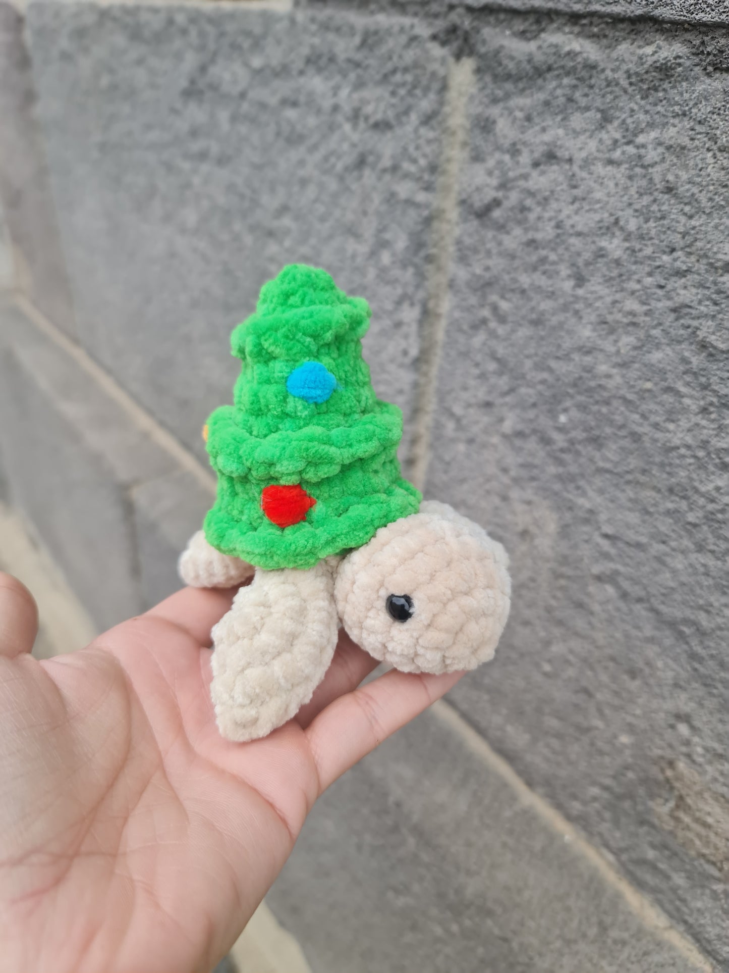 Mini tortue sapin de noël