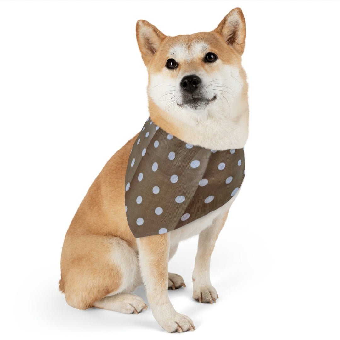 Bandana (Marron à pois)