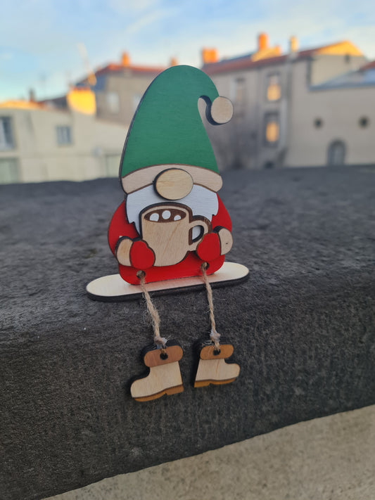 Gnome en bois (Mug)
