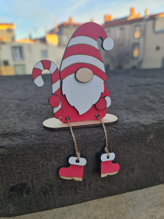 Gnome en bois (Canne à sucre)