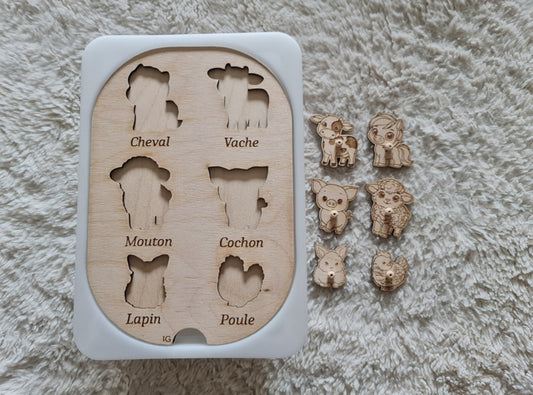 Insert trofast (Animaux de la ferme)
