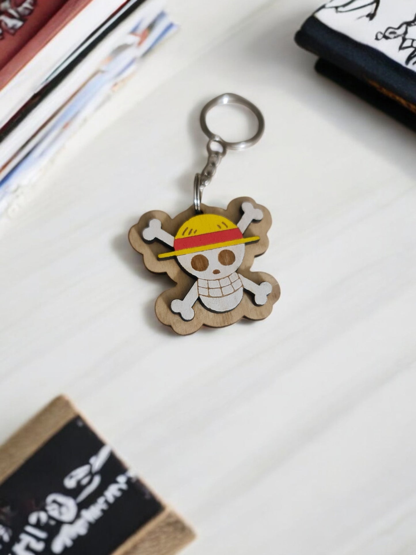 Porte clé tête de mort OP