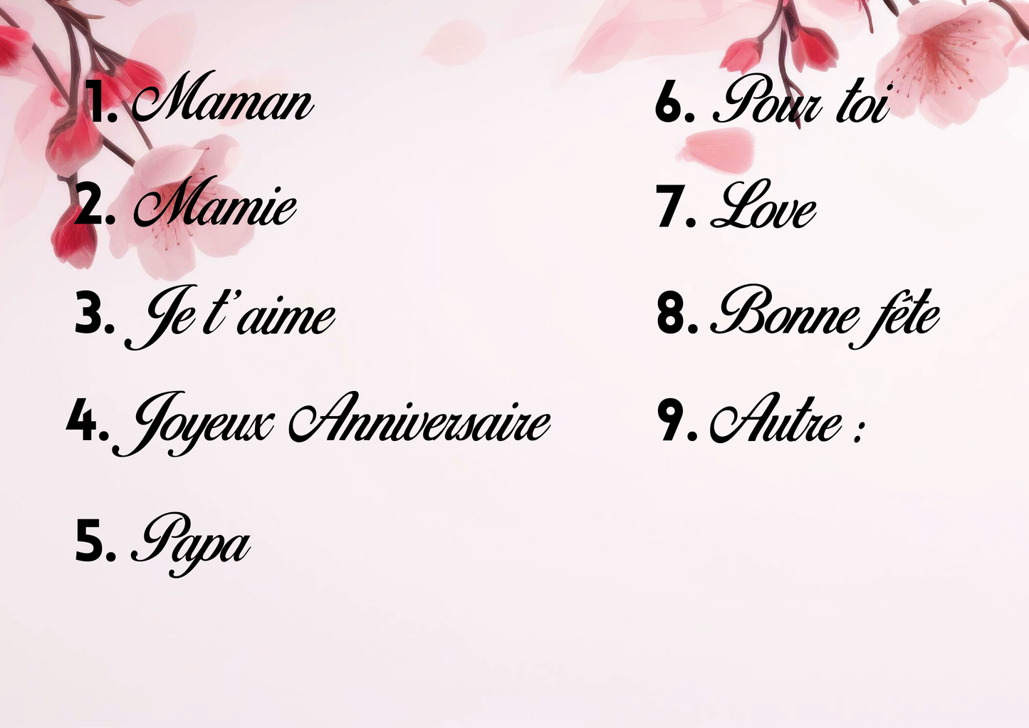 Rose en bois à personnaliser